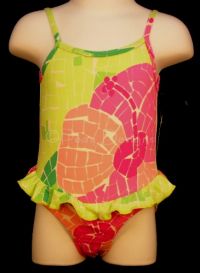 LILLY PULITZER Floral Hibiscus Swimsuit Sz 6-12mo NWT
